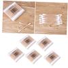 FOMIYES 500pcs Double Tipped Cotton Swabs with Sturdy Wooden Sticks Cotton Stick Swabs for Personal Care and Makeup of Each view 1