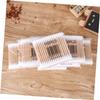 FOMIYES 500pcs Double Tipped Cotton Swabs with Sturdy Wooden Sticks Cotton Stick Swabs for Personal Care and Makeup of Each view 2