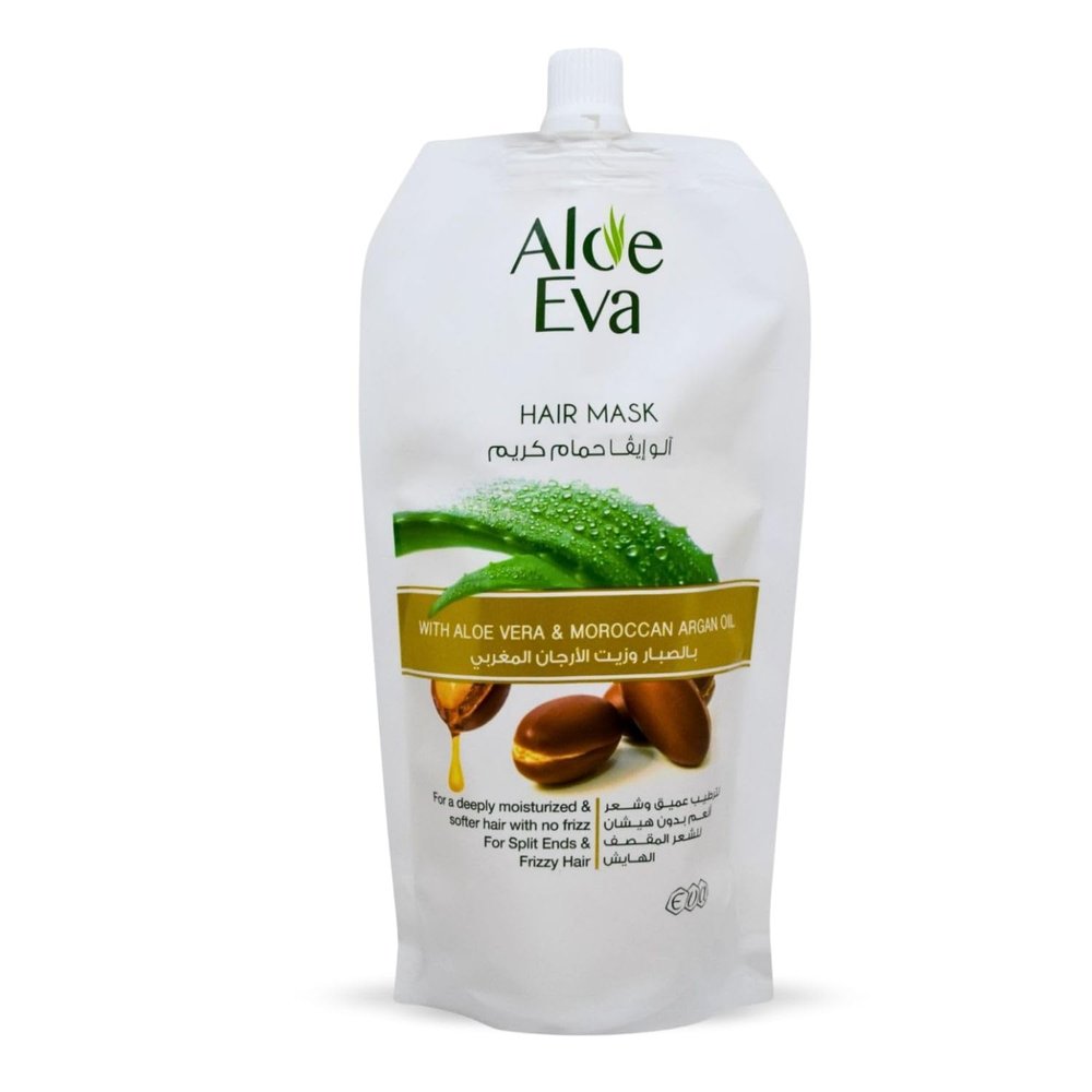 Aloe Eva Hair Mask With Aloe Vera & Moroccan Argan Oil ( 1 Pack = 8.45 oz / 250 gm )      