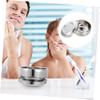 LIFKOME Stainless Steel Shaving Bowl Lid  Sturdy Foaming Soap Container for Men  for Barbershops and Home Use view 3