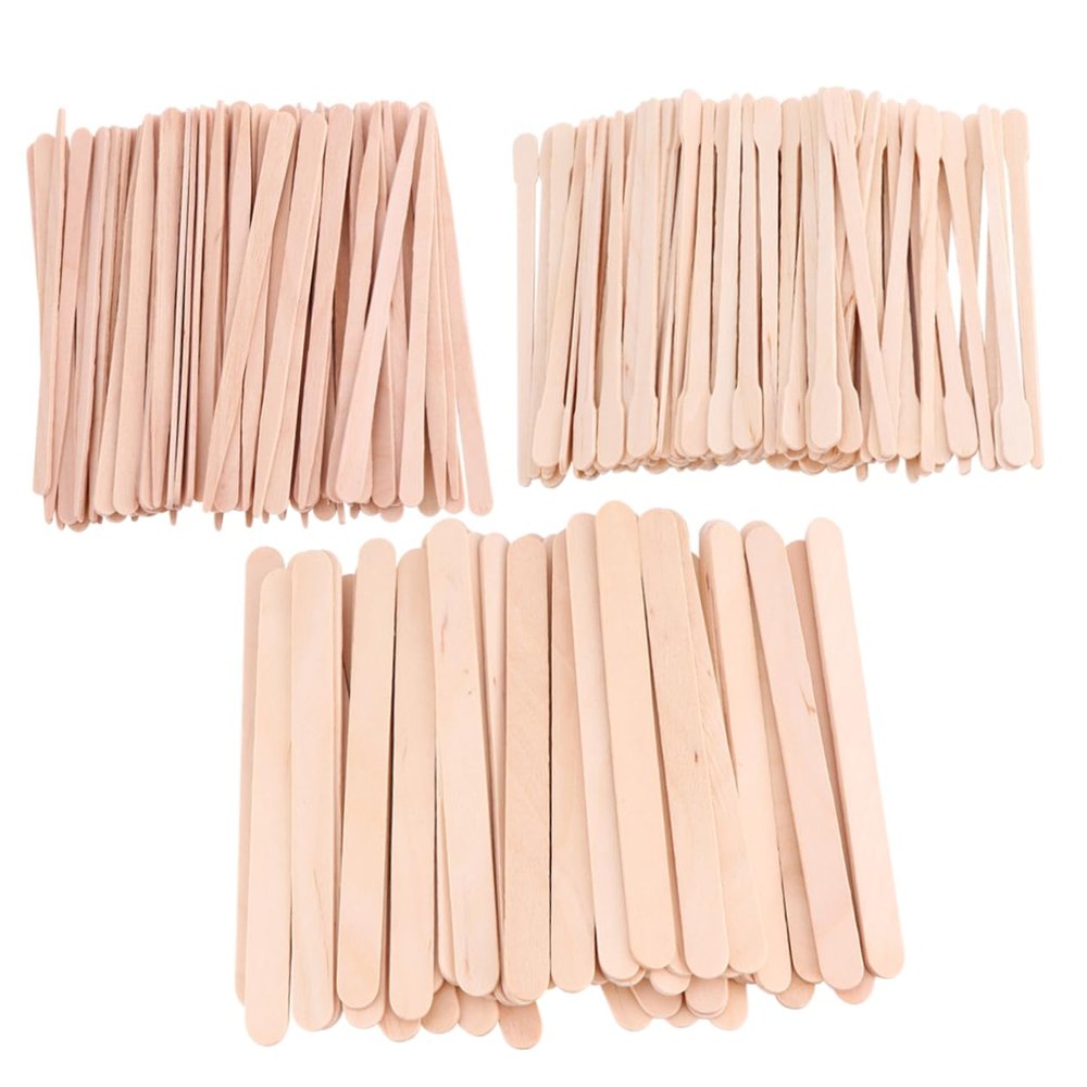 NOLITOY 600pcs Professional Waxing Kit Hair Removal Sticks Wax Applicator for Salon Home Use