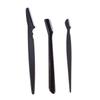 SAFIGLE 3pcs Stainless Steel Eyebrow Trimmer Set Non-slip Grip Travel-friendly Makeup Tool view 1
