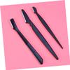 SAFIGLE 3pcs Stainless Steel Eyebrow Trimmer Set Non-slip Grip Travel-friendly Makeup Tool view 3