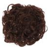Beaupretty Fake Bun Hairpiece Curly Chignon Hair Bun Extension for Effortless Messy Updos High Temperature Elastic Band for Quick Styles and Volume Boost view 1