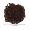 Beaupretty Fake Bun Hairpiece Curly Chignon Hair Bun Extension for Effortless Messy Updos High Temperature Elastic Band for Quick Styles and Volume Boost view 2