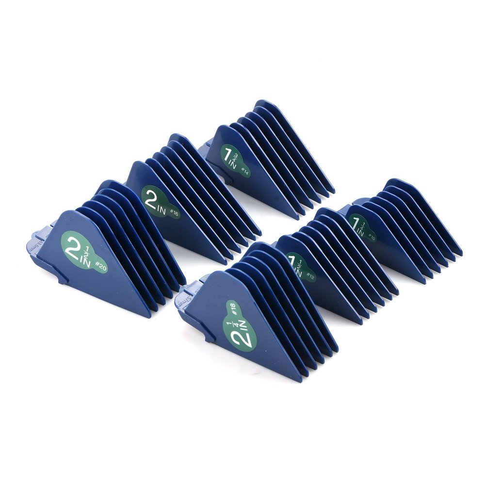 6PCS Clipper Guide Comb 1.25"-2.5" Clip-on Design Compatible for Wahl 5 Star Clipper Accessories