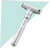 Beaupretty 3pcs Adjustable Razor Stand Holder Double-sided Men Razor Manual Shaving Machine Blades for Home Travel view 3