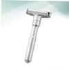 Beaupretty 3pcs Adjustable Razor Stand Holder Double-sided Men Razor Manual Shaving Machine Blades for Home Travel view 4