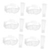 BESTonZON 20Set Non Woven Fabric Disposable Spa Bras Knickers for Sauna Breathable Underwear for Tanning Comfortable Backless Design for Skincare Fitness White view 1