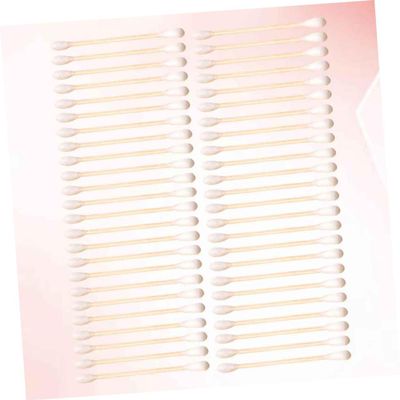 LOLIPPYY 300pcs Cotton Swabs Double for Makeup Application and Cleaning Household Cotton Stick for Skin Care and Care Versatile Cosmetic Tool