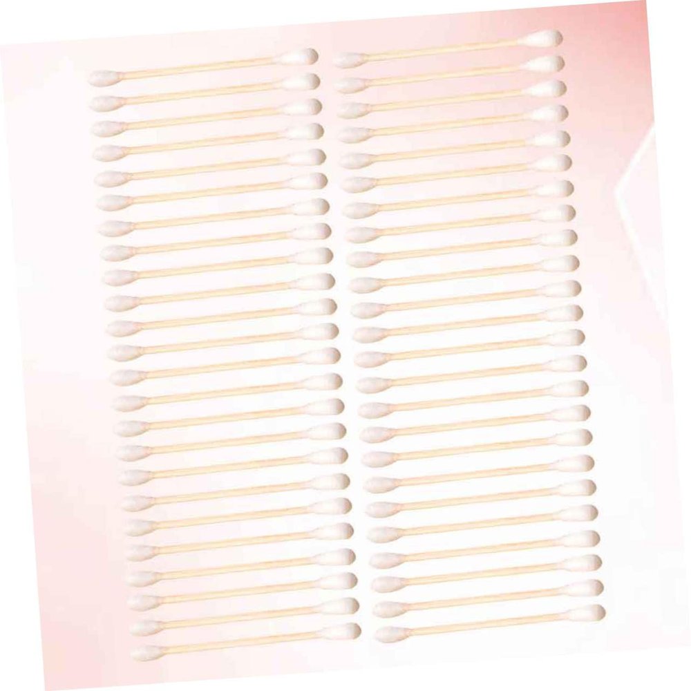 LOLIPPYY 300pcs Cotton Swabs Double for Makeup Application and Cleaning Household Cotton Stick for Skin Care and Care Versatile Cosmetic Tool