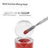 GALPADA 1set Stainless Steel Makeup Blending Plate Spatula for Foundation and Eyeshadow Mixing Portable Mixing Tool for Nail Art and Makeup Application view 3