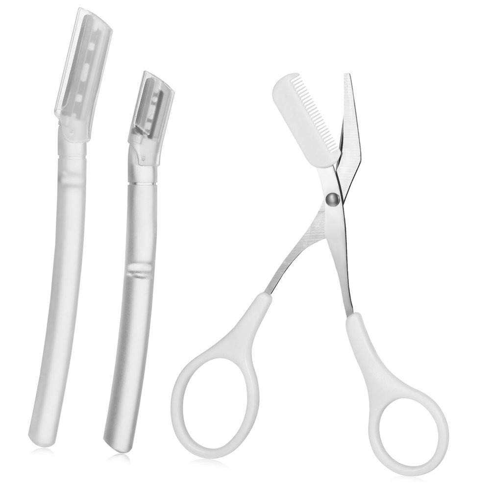 Beaupretty 1 Set Eyebrow Grooming Kit Transparent Eyebrow Shaper Includes Trimmer Scissors Design for Precise Trimming Materials for Use