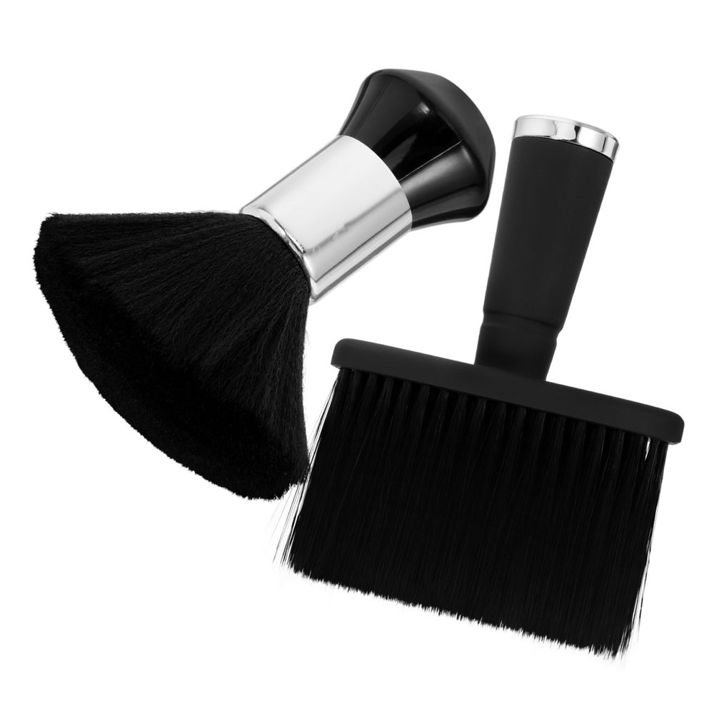 Beaupretty 2pcs Soft Barber Neck Duster Brush for Gentle Hair Cleaning for Salon and Home Use Multi-functional Broken Hair Sweep Brush Ergonomic Handle