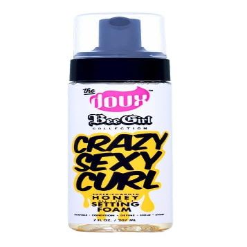 ~ ~ Bee Girl Crazy-Sexy-Curl Honey Setting Foam 7 oz., Frizzy Hair, Moisturizing (Pack of 1)