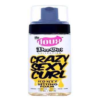 ~ ~ Bee Girl Crazy-Sexy-Curl Honey Setting Foam 7 oz., Frizzy Hair, Moisturizing (Pack of 1)
