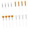 Ipetboom 16pcs Fan Shape Flat Mask Applicator Brush for Facial Masks Soft and Skin-friendly Brushes for Smoothing and Applying Skincare Products and Colors view 1