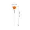 Ipetboom 16pcs Fan Shape Flat Mask Applicator Brush for Facial Masks Soft and Skin-friendly Brushes for Smoothing and Applying Skincare Products and Colors view 3