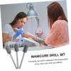 DECORNIJIA Nail Drill Bit Set 3Pcs Manicure Pedicure File Bits for Acrylic Gel Nails Professional for Home Salon view 3