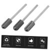 DECORNIJIA Nail Drill Bit Set 3Pcs Manicure Pedicure File Bits for Acrylic Gel Nails Professional for Home Salon view 4