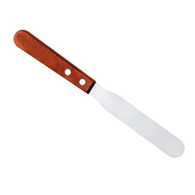 OFFIGAM Stainless Steel Wax Spatula for Hair Removal 10-Pack Body Waxing Applicator Wooden Handle for Salon and Home Use