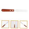 OFFIGAM Stainless Steel Wax Spatula for Hair Removal 10-Pack Body Waxing Applicator Wooden Handle for Salon and Home Use view 2
