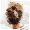 ARTSEWPLY Elegant Rhinestone Hair Bun Maker Bow 1-Piece Adjustable Hair Accessory for Women for Styling Updos and French Twists view 4