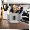 ARTSEWPLY Stainless Steel Shaving Bowl Lid Sturdy Foam Container for Men Shaving Soap Bowl for Easy Lathering Accessory for Grooming view 3