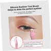 HONITANO Silicone Eyeliner Tool for Women Mermaid Eye Makeup Aid Easy to Use Applicator for Beginners Detachable Design Curved Stencils for Smooth Application Quick Clean Up view 2