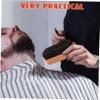 DECOMELODY 2Pcs Beechwood Grooming Brush Multi Functional Tool for Beard Smoothing Hairdressing Shoe Cleaning Durable Versatile for Barbershops and Home Use view 3