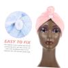 ARTSEWPLY 3pcs Microfiber Hair Towel Wraps for Women Quick Drying Anti-Frizz Soft Coral Fleece Hair Drying Caps for Curly and Thick view 2