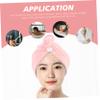 ARTSEWPLY 3pcs Microfiber Hair Towel Wraps for Women Quick Drying Anti-Frizz Soft Coral Fleece Hair Drying Caps for Curly and Thick view 4