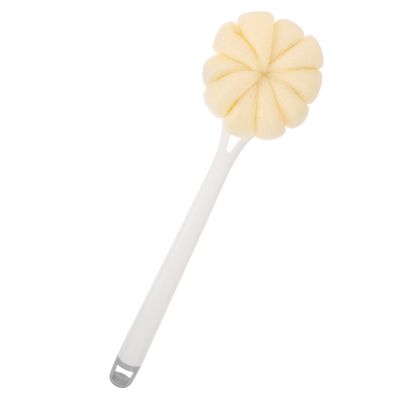 BATHVEVE Long Handle Bath Brush Soft Bristles Exfoliating Shower Scrubber for Body Cleaning Suitable for Men and Women for Home Bathing