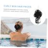 ERINGOGO 2pcs Curly Messy Bun Hair Synthetic Hair Extensions for Women Easy to Use for Weddings Proms and Everyday Styles Adds Volume and Fullness to Ponytails view 2