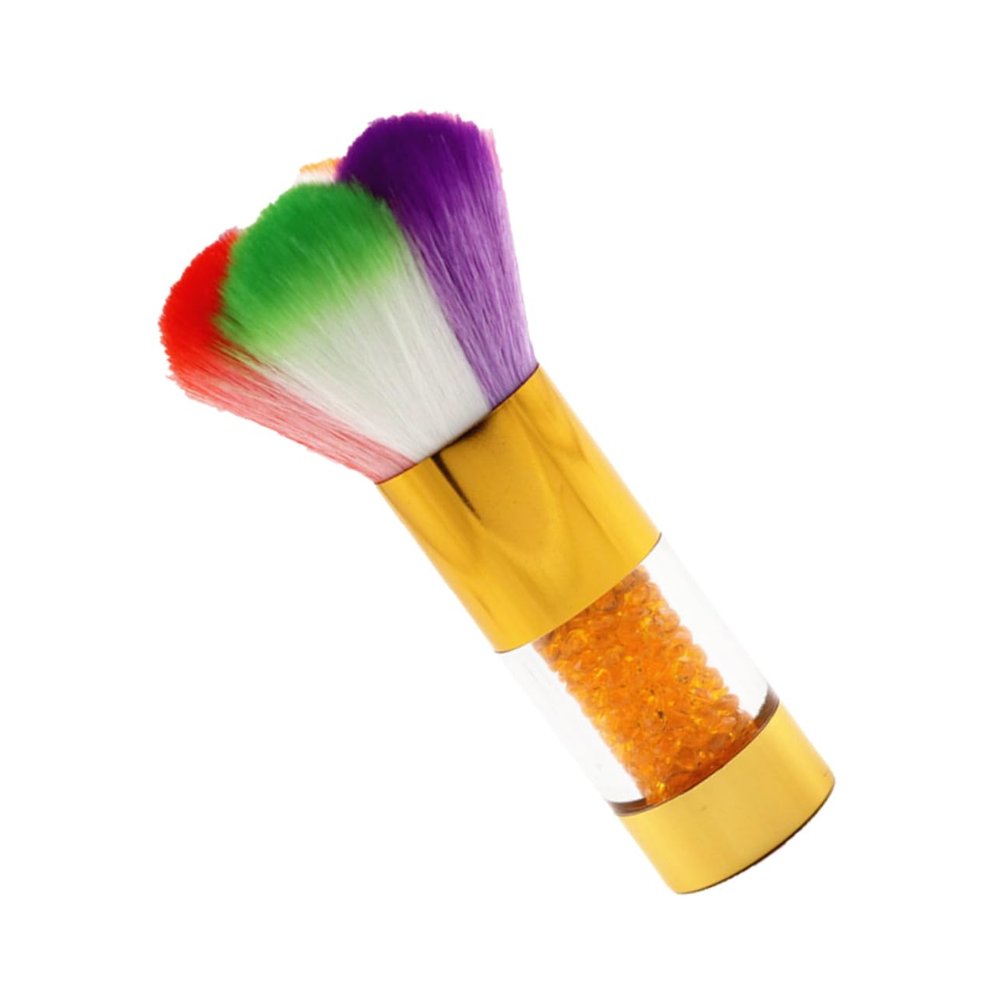 CTIRCHIU 1pc Nail Cleaning Brush Handle Soft Bristles for Nail Art Manicure and Pedicure for Home and Salon Use