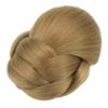Hair Bun Women's Synthetic Braided Chignon Clip,In Fake Hair Bun Cover Donut Style Curly Hair Ponytail Clip In(Dark gold) view 1