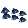 6PCS Clipper Guide Combs 1.25" 1.5" 1.75" 2" 2.25" 2.5" Clipper Assemblies Fit for Wahl MC2 MC3 view 1