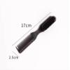 17 * 2.5cm Double-sided Comb Black Small Beard Styling Shave Beard Brush Barber Vintage Cleaning Brush,black,17 * 2.5cm view 4
