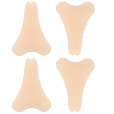 Chewtoyo 4-Pack Silicone Camel Toe Concealer for Invisible Protection, Reusable and Comfortable Design