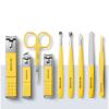 BNJWJZS Portable Nail Scissors Set Manicure Set Pedicure kit Stainless Steel Nail Clippers Tool Travel Grooming Case view 3