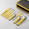BNJWJZS Portable Nail Scissors Set Manicure Set Pedicure kit Stainless Steel Nail Clippers Tool Travel Grooming Case view 4