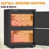 ADVWIN 32L Hot Towel Warmer Cabinet, Towel Warmer for Spa Salon, Professional Large Capacity Towel Double Cabinet for Bathroom, Esthetician view 3