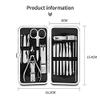 BNJWJZS Manicure Set Nail Clippers Pedicure Kit Stainless Steel Manicure Grooming Kits Nail Care Tools view 2