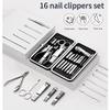 BNJWJZS Manicure Set Nail Clippers Pedicure Kit Stainless Steel Manicure Grooming Kits Nail Care Tools view 3