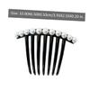 BATHVEVE 5pcs Pearl Hair Comb Set for Women Bridal Pearl Hair Accessories Side Combs view 2