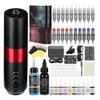 Tattoo Gun Kit - Portable Wireless Tattoo Pen Machine, Rotary Tattoo Machines with 1600mAh Tattoo Power Supply, Tattoo Kit Supplies for Beginners and Professionals Complete Set view 1