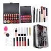 DECORNIJIA 1set Ladies Full Makeup Cosmetic Set Eyeshadow Palette Lip Gloss Foundation Mascara Brushes Blush Eyebrow Pencil for Beginners and Teens view 1