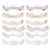 12pcs Freckles Face Tattoo Glitter, Waterproof Sparkle Fake Freckles Stickers for Women Self-Adhesive Shimmer Makeup Patches for Festival Rave Cosplay (Random Color) view 3