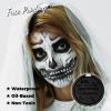 YBUETE Black Cream Face Body Painting Foundation, Professional Waterproof Oil Based Black Face Paint for Halloween SFX Skeleton Joker Zombie Vampire Cosplay Makeup Adult Cosplay Costume Party view 2