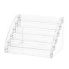 Acrylic Nails Polished Display Stand Clear Step Shelf Organized Brush Holder Storage Organized For Salon And Home Use view 3